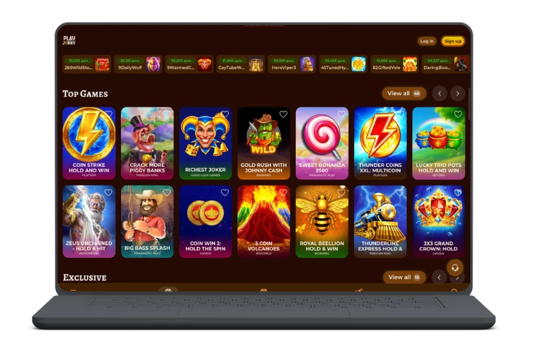 PlayJonny Казино званични